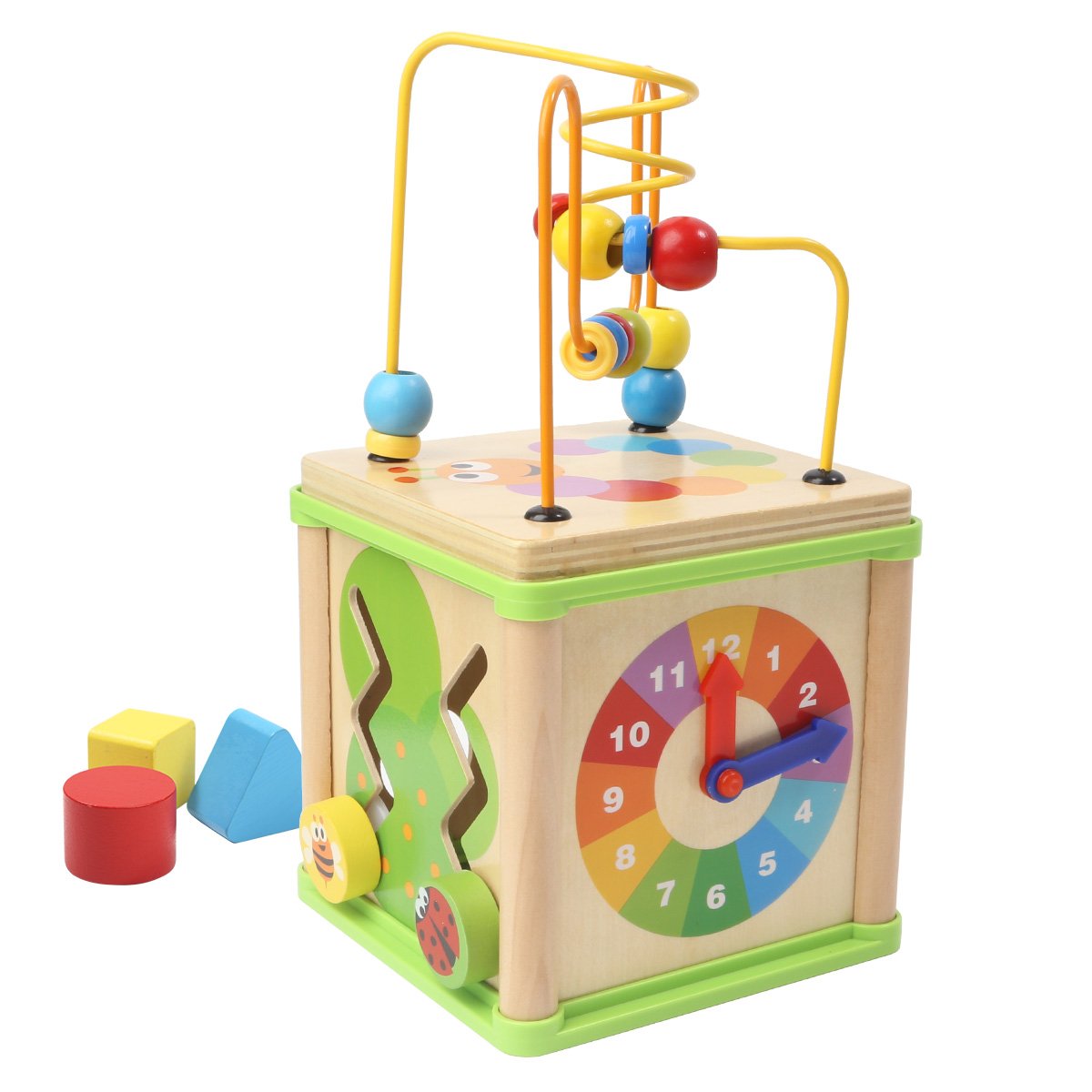 Andreu Toys Goge-Cubo de Actividades 5 en 1, Multicolor, 15.5 x 15.5 x 16 cm (Toys Service S.L TB15413)