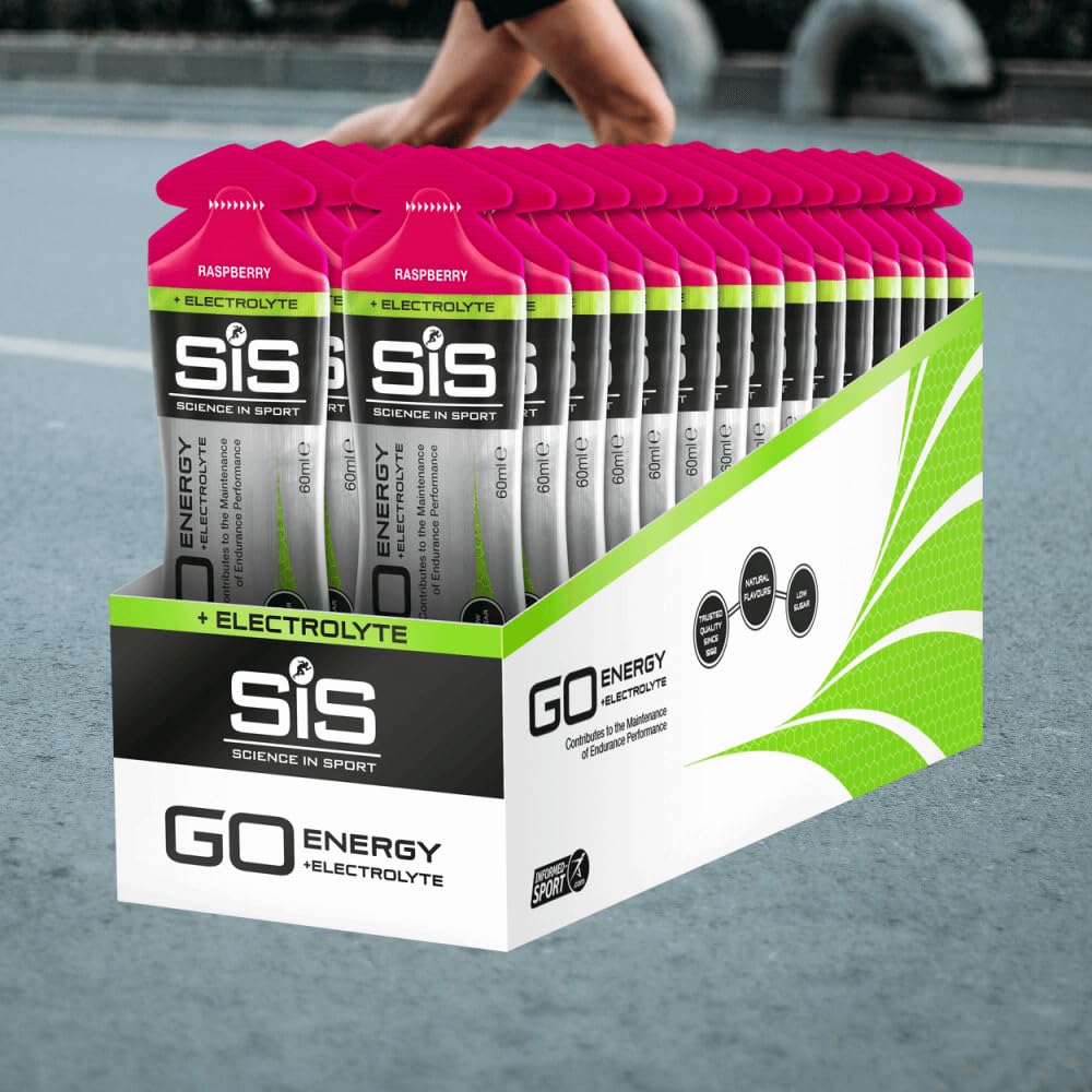 Gel Sis con elettroliti Gusto Raspberry Electrolyte 60 ml Singolo Sport integrazione sali minerali (1X)