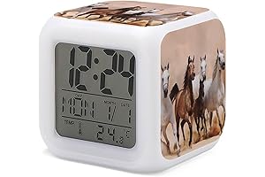 Unicorn Horse Clock: A Luminescent Guide to the Hours