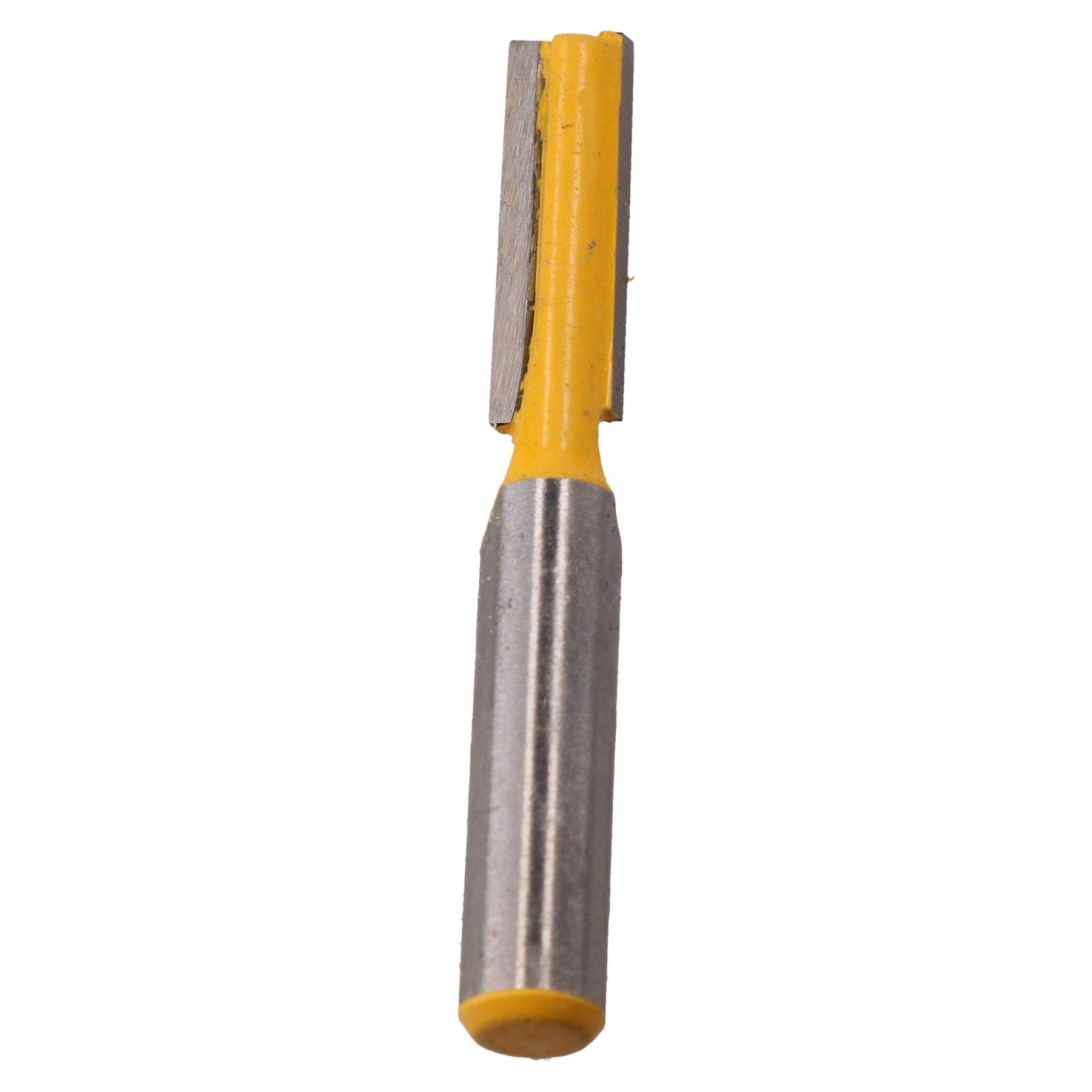 AB Tools Tct Straight Cut Router Bit 6mm D 20mm Depth Cutter Cutting Tool 1/4 Shank from B&Q