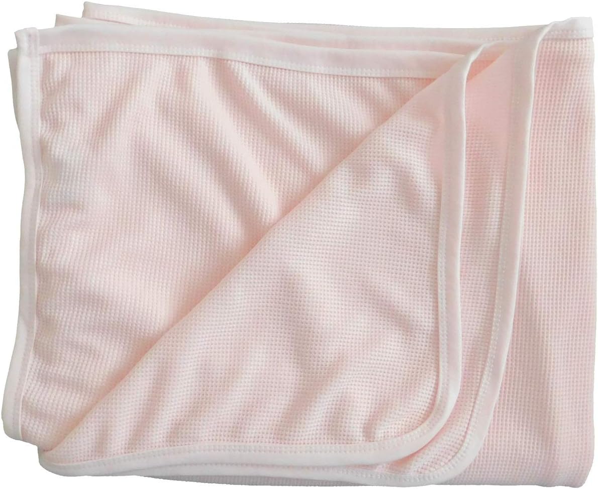 MIP Sleep-Knit Polyester Thermal Blanket, Single Bed, Lightweight, 1kg, 168 x 214 cms Pink