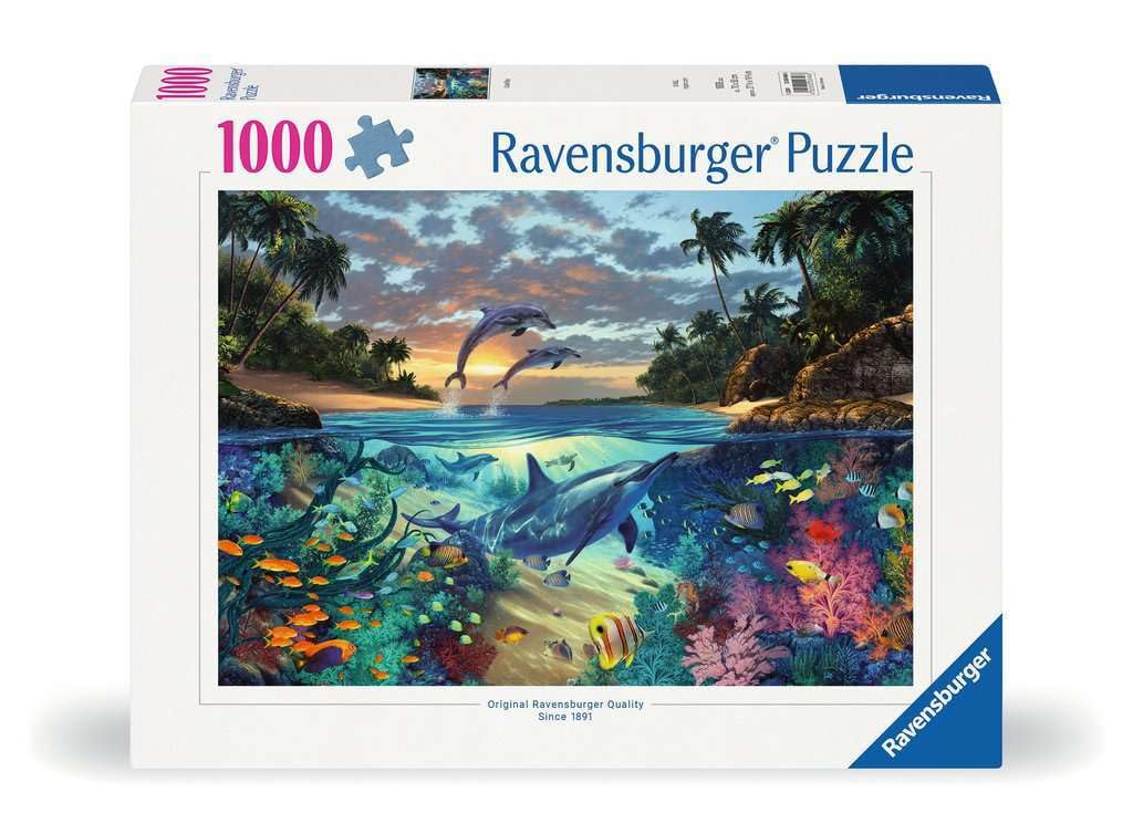 Amazon.com: Erwachsenenpuzzle 1000 Teile - Korallenbucht : Toys