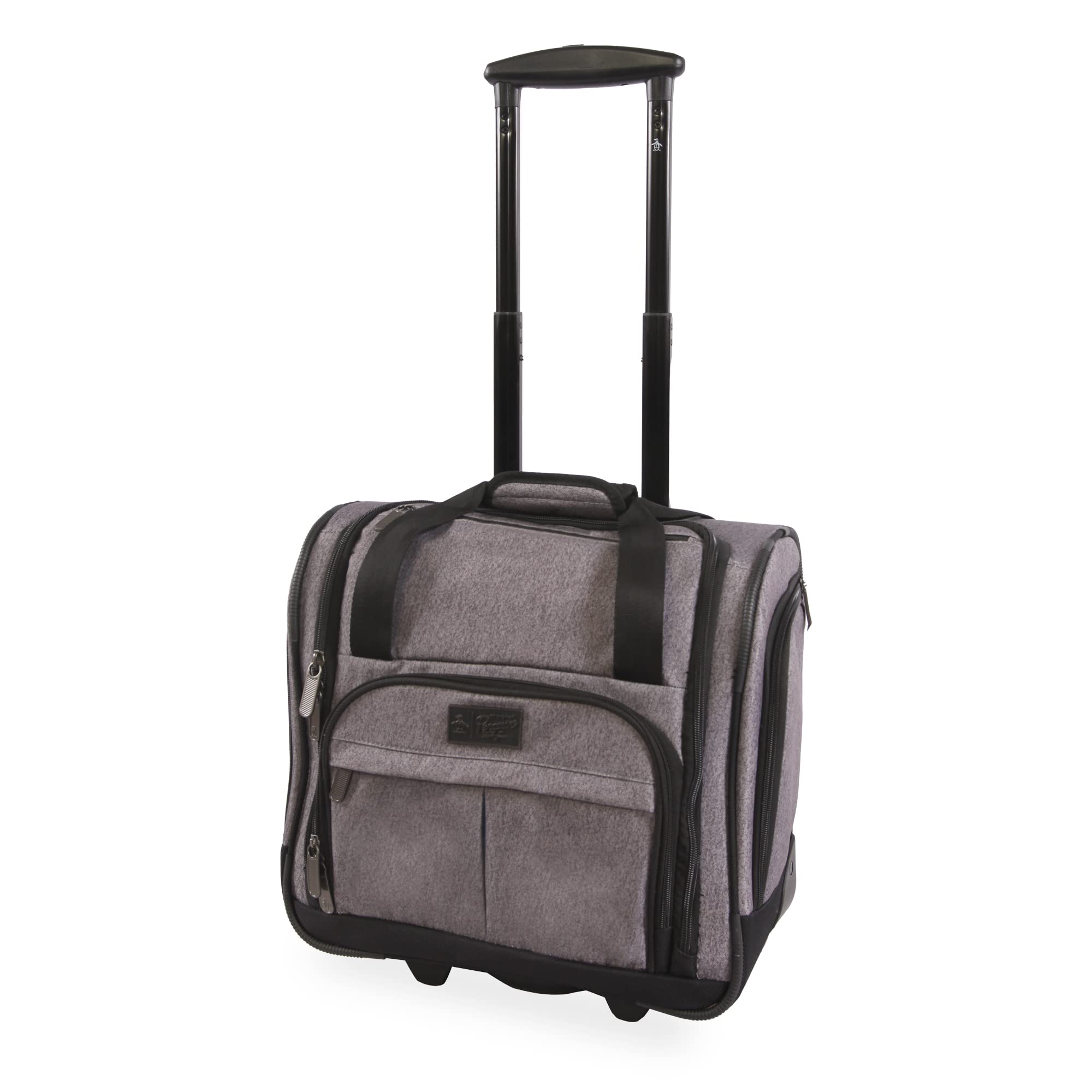 Ethan Wheeled Under The Seat Carry On Bag Luggage, Heather Grey