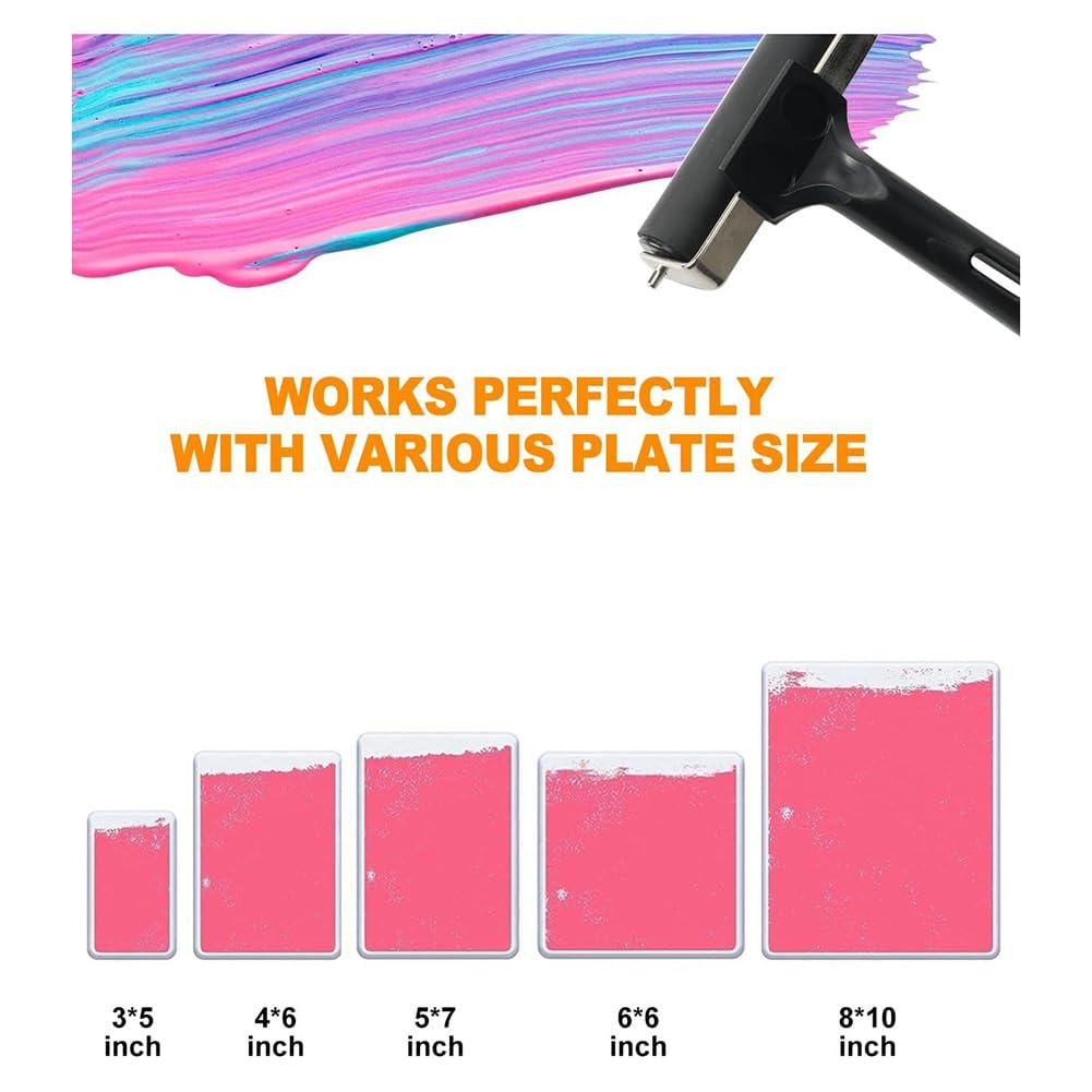 Herramienta de Alineación de Placas de Impresión en Gel: Herramienta de Colocación de Placas de Impresión en Gel Grandes para Grabado y Arte con Técnicas Mixtas.