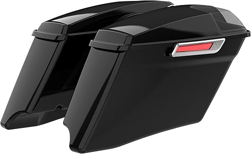 Miniatura 6 de SLMOTO Bolsas de sillín rígidas extendidas negras vívidas para Harley 2014-2020 Touring Road King FLHR Electra Road Street Glide FLHT FLHX Ultra