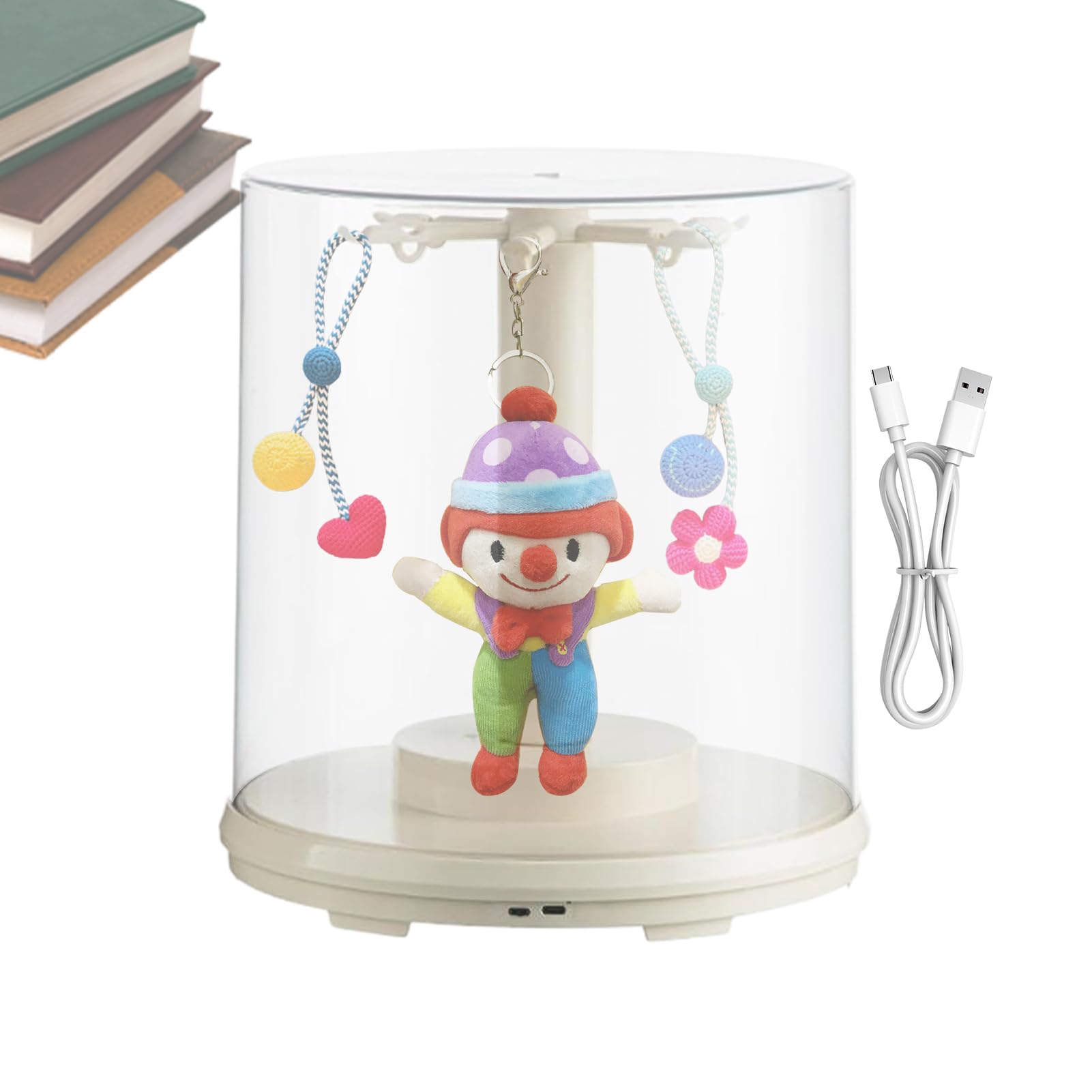 Sammelfiguren Vitrine Stapelbare Figuren Vitrine | Puppen Präsentationsregal für Schlafzimmer, Nachttisch, Mädchen, Jugendliche, Sammler