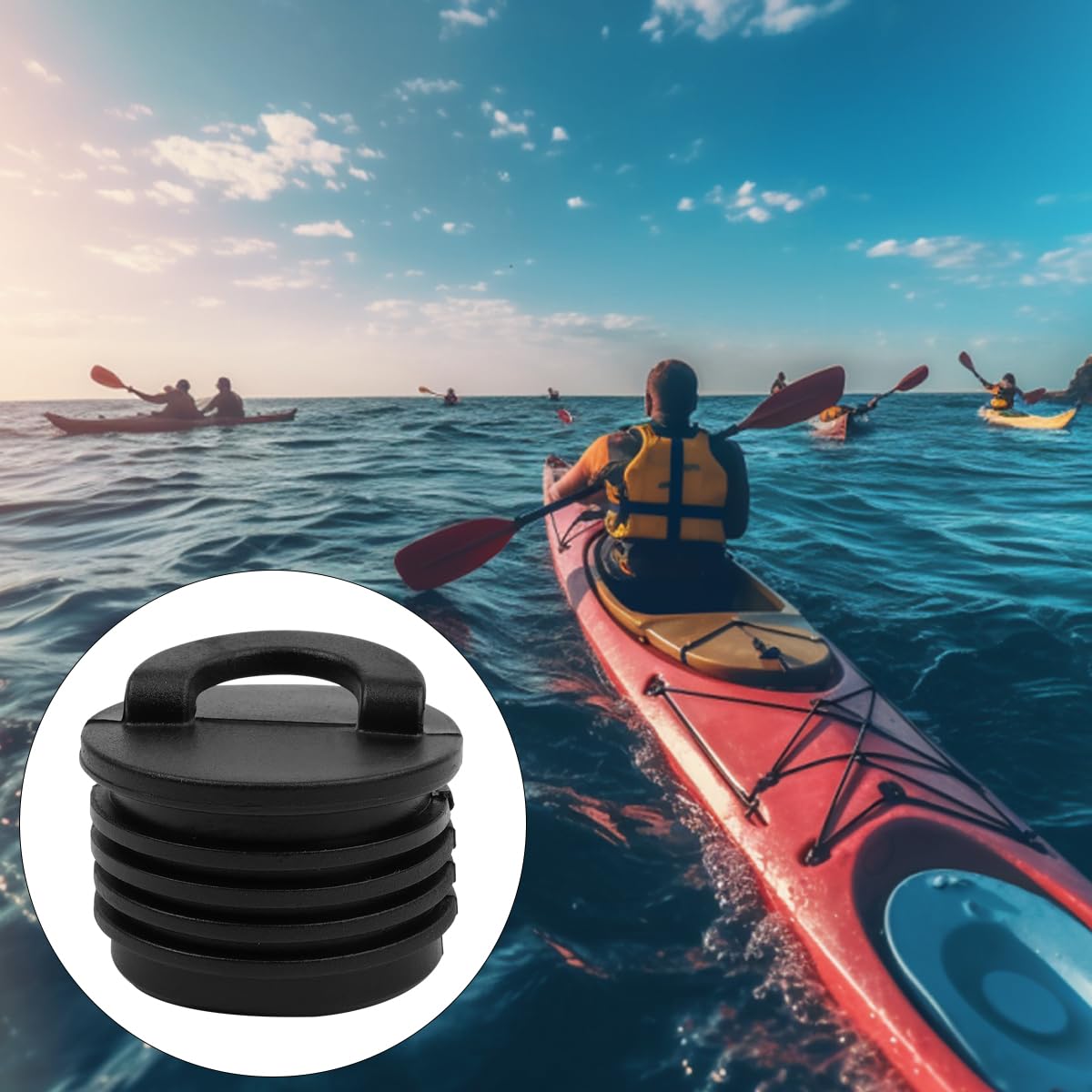 16 Pezzi Tappo per Barca, Tappo per Kayak, Tappo per Kayak, Tappo per Kayak, Tappo per Kayak, Tappo per Kayak oceanico, Tappo per Kayak, Sostituzione dello Scarico per Kayak