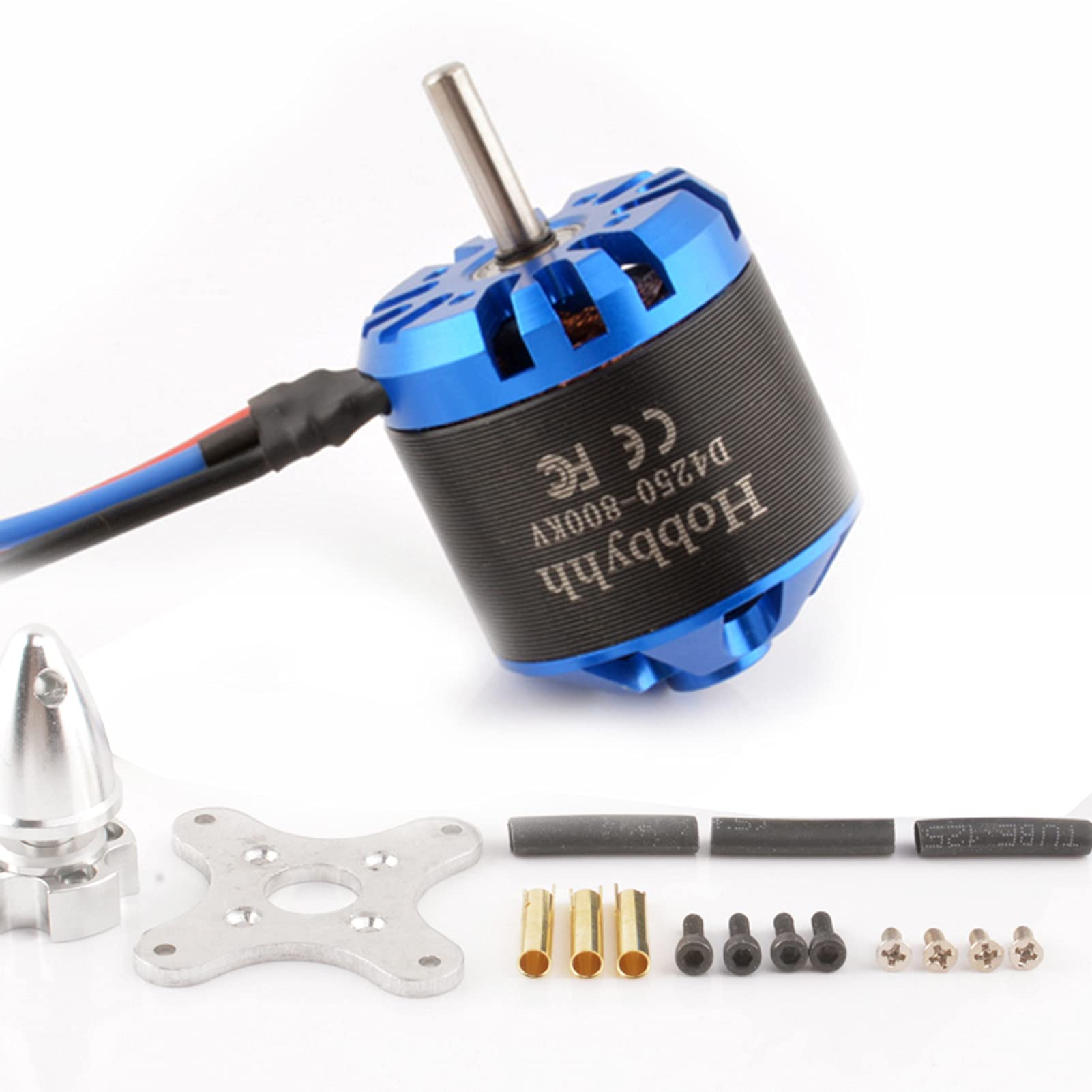 DIAMONDDYNAMICS Hobbyhh Brushless Motor 4250 800kv Power 1250W with 4.0mm Banana Head for DIY RC Glider Aircraft Plane and UAV