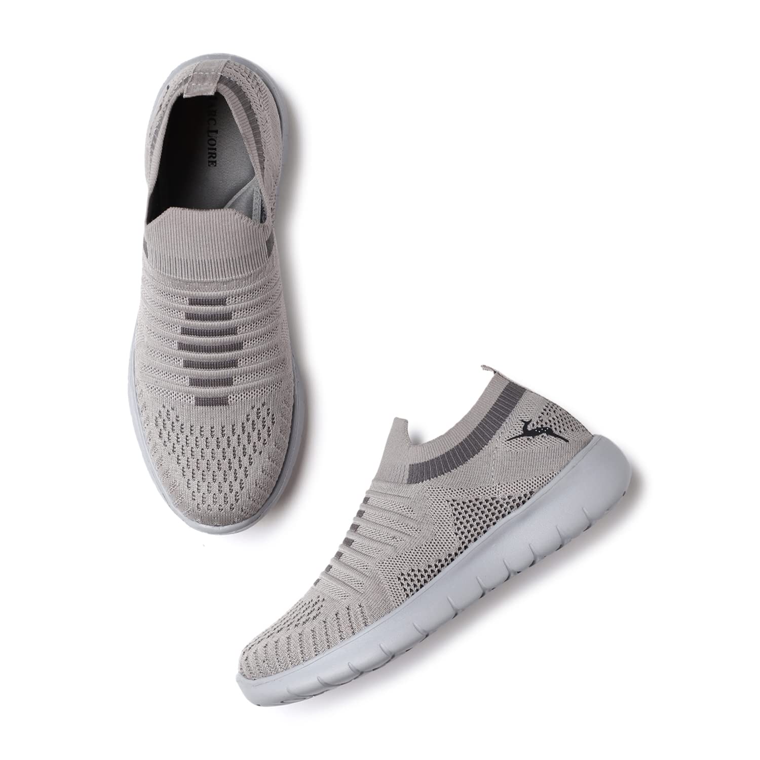 Marc Loire Women’s Lightweight Athleisure Slip-on Sneakers Casual Athletics Sports Shoes for Walking (Grey, Numeric_5) (B0C3DGP2VG) Amazon Price History, Amazon Price Tracker