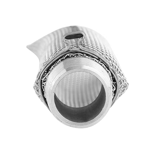Miniatura 9 de Fdit Filtro de malla de acero inoxidable de grado 304 de 12 pulgadas6 pulgadas, herramienta de filtro de cerveza Brew Hop para hervidor de agua o