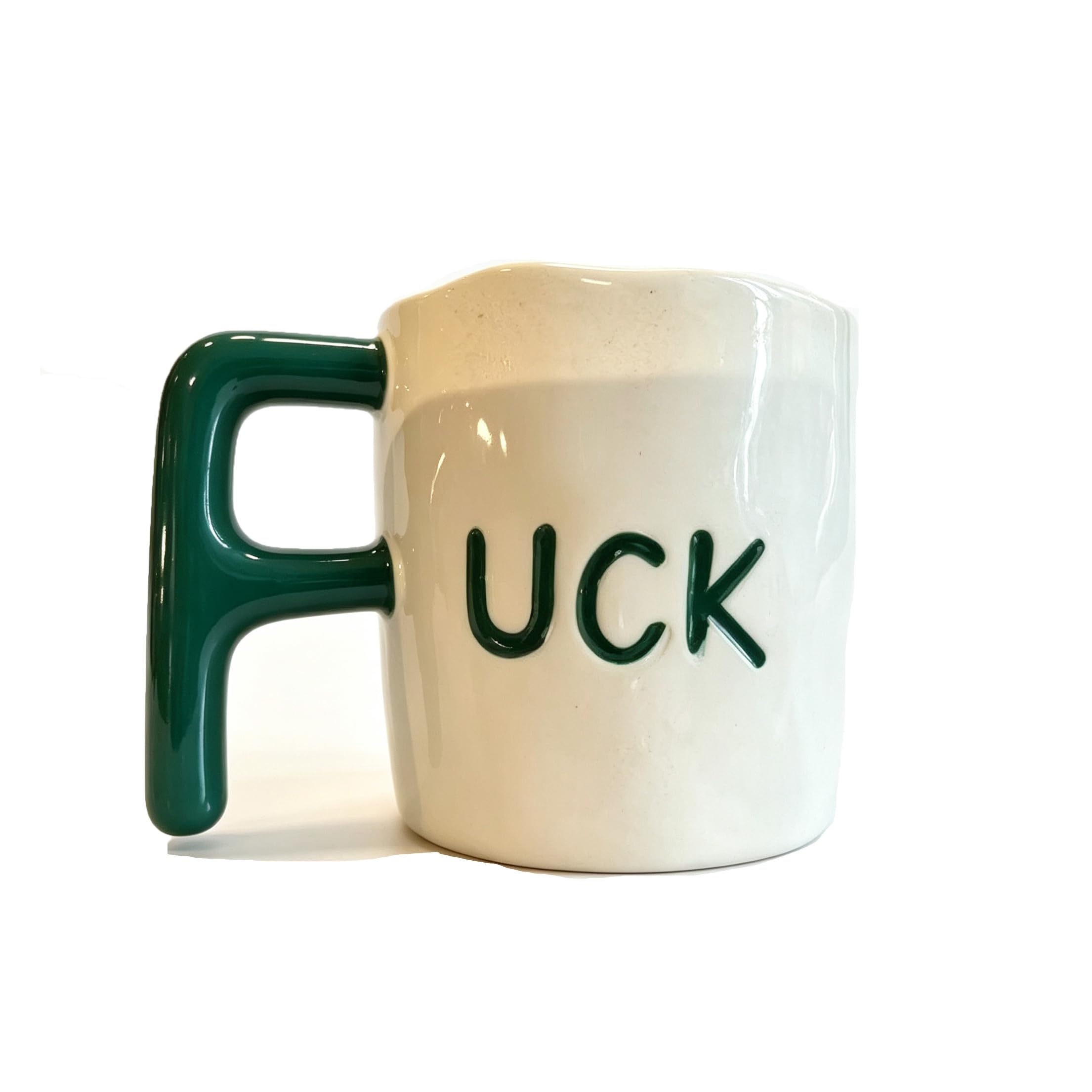 Lustige Kaffeetasse Keramik Tasse mit Spruch "Fuck ", Geschenk für Freunde