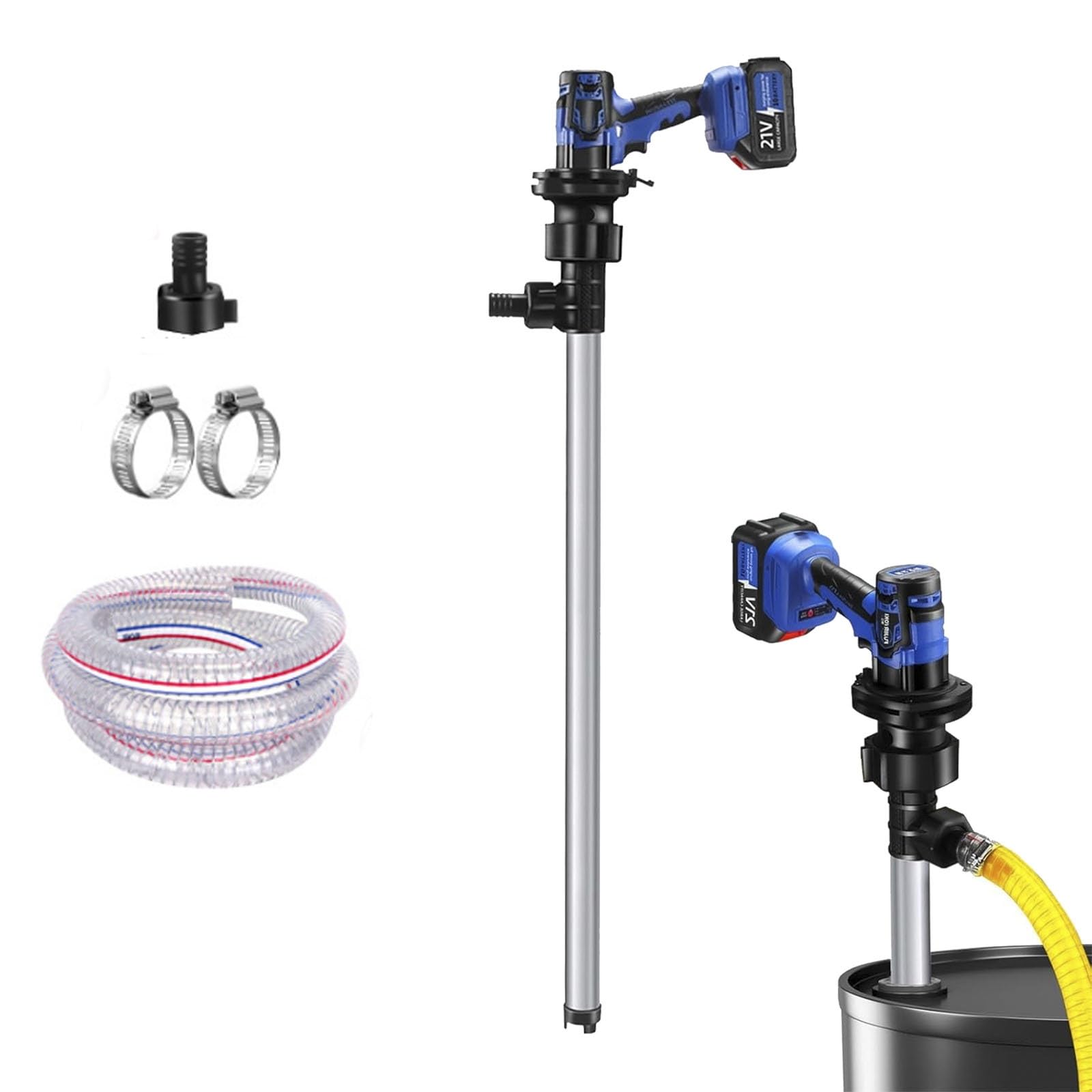 Bomba de líquido alimentada por pilas con alto flujo de hasta 150 l/min para agua
