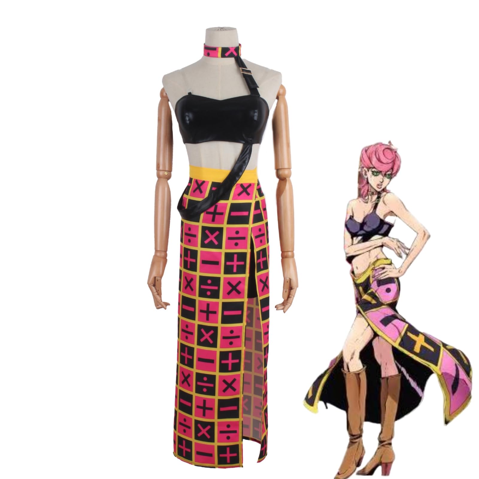 Amazon.co.jp: [Hushan] 空条徐倫 コスプレ服 ジョジョの奇妙な