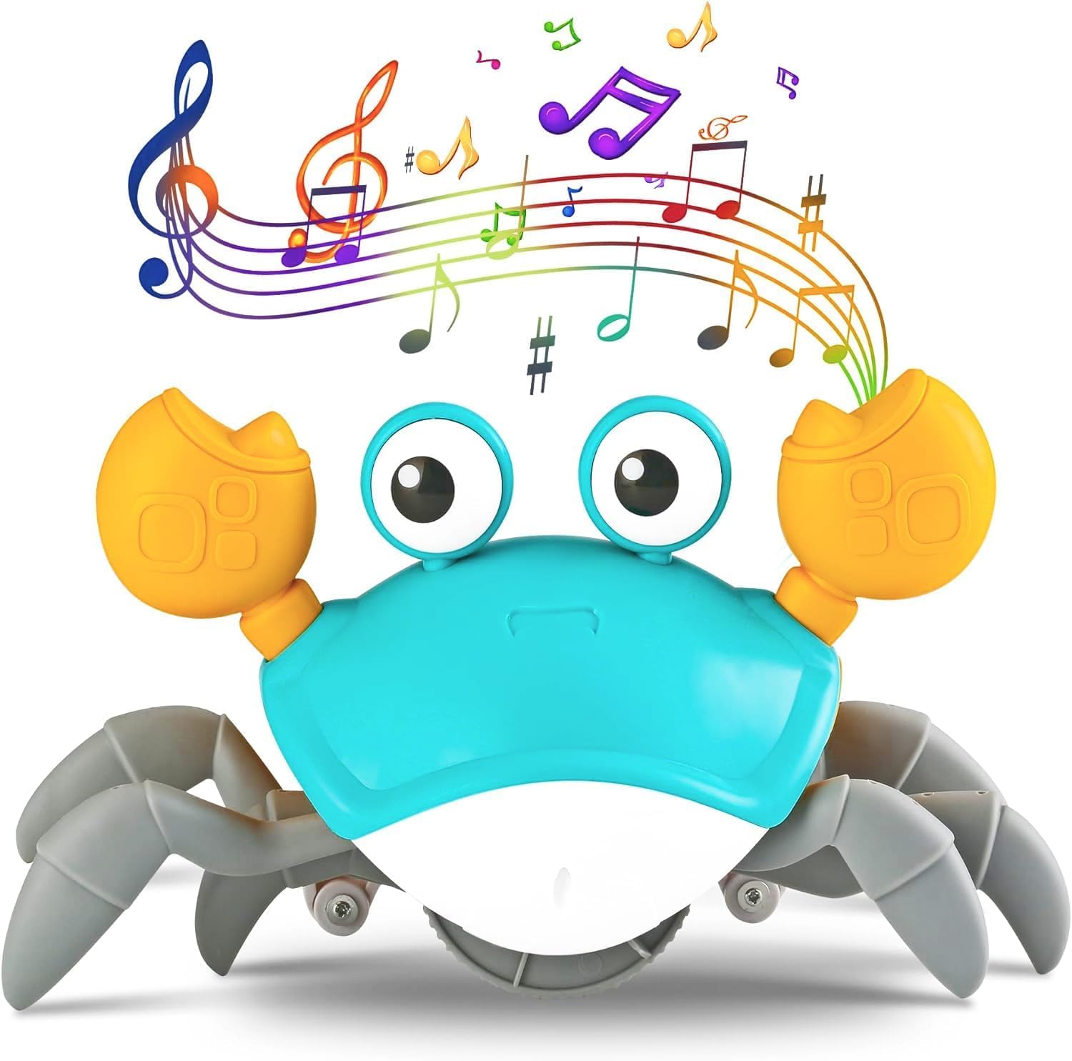 Cable World® Dancing Crawling Baby Toys for Kids, Crawling Crab Baby Toy for Kids, Infant Tummy Time Baby Toys, Crabs with Music, Baby Toys Boys Girls Toddler Birthday Gifts (Blue) (B0D9SBPX98) Amazon Price History, Amazon Price Tracker
