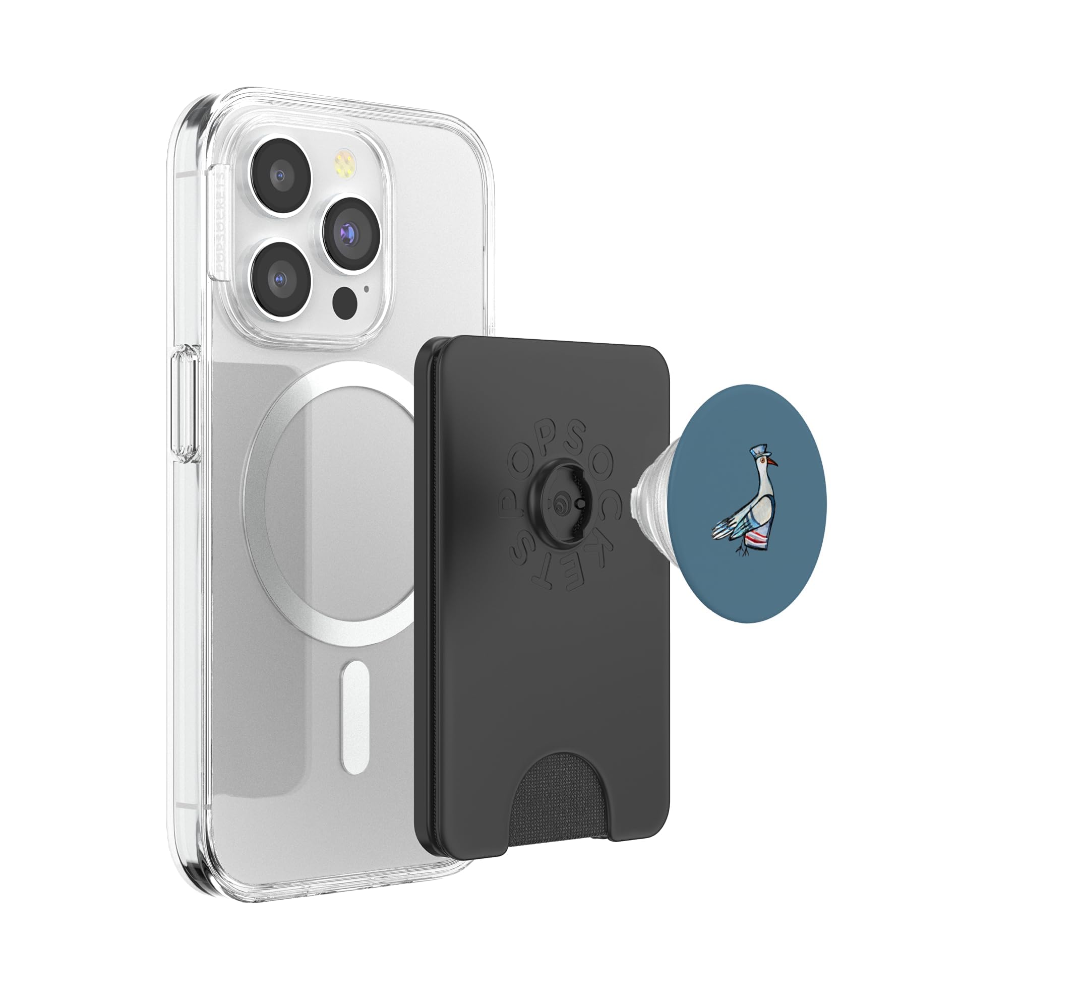 Correo Paloma Postal Birds & Mailman Arte PopSockets PopWallet para MagSafe