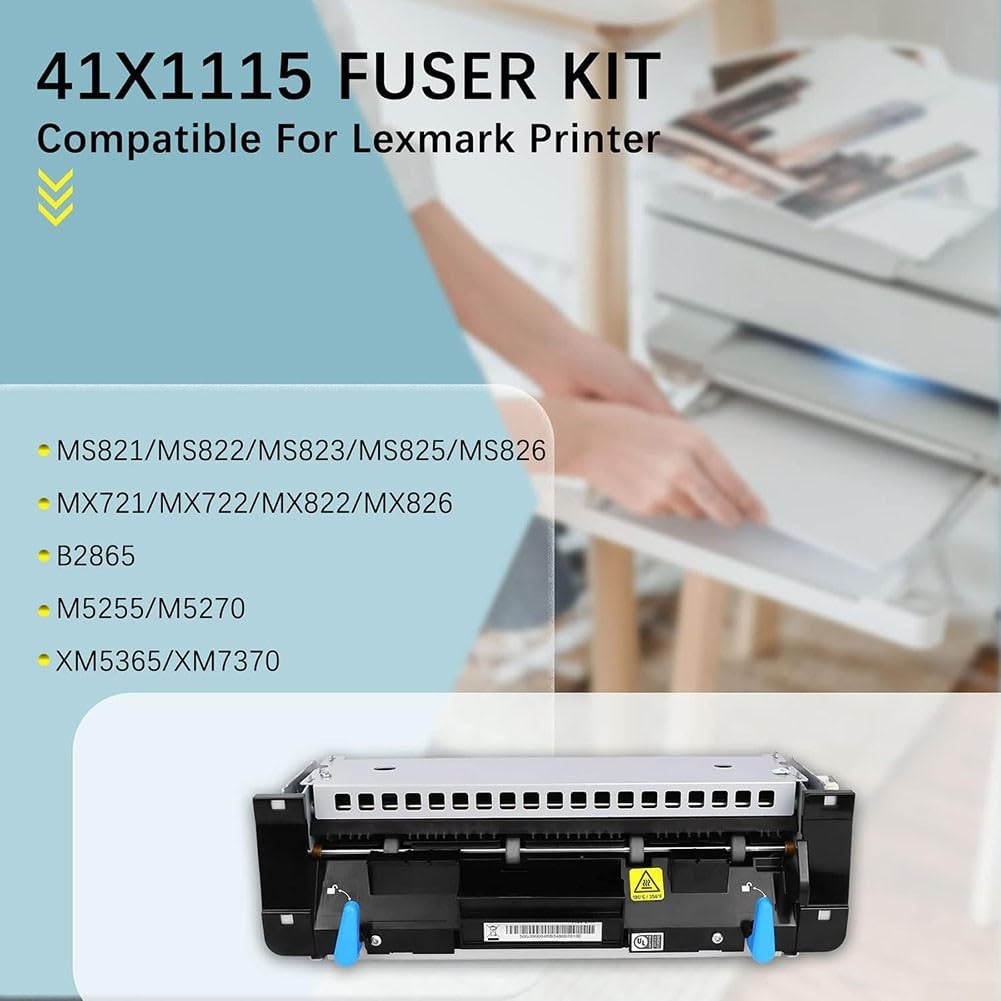 Lexmark Unité de fusion 41X1115 pour assemblage de chauffage MS821 MS822 MX721 MX722 pièce de rechange haute température