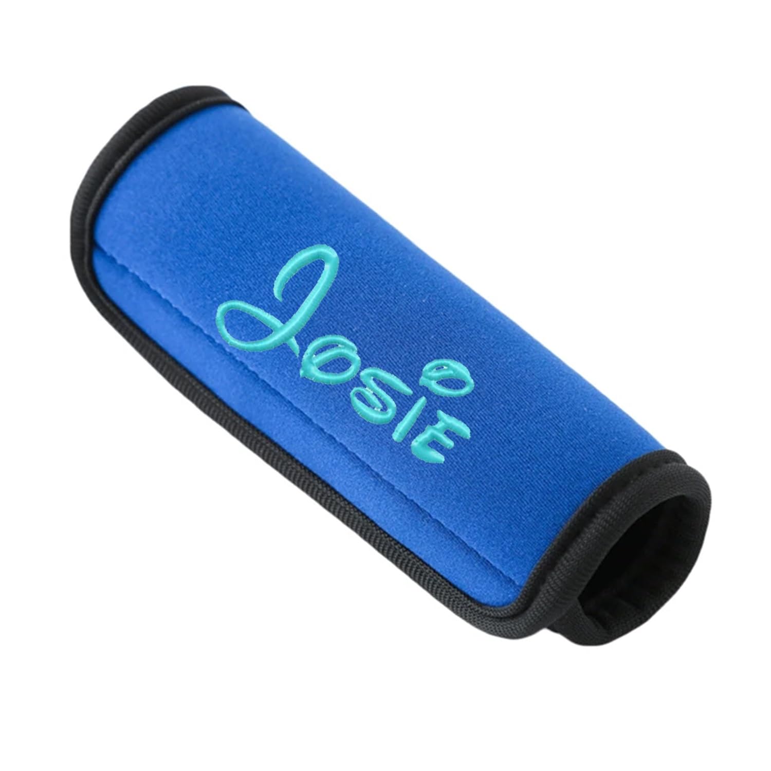 Personalized Luggage Handle Wrap, Custom Name Cover For Suitcase/bags Grip/Case Identifier Perfect For Travel Neoprene Wrap Printed With Text Luggage Tag(Blue)