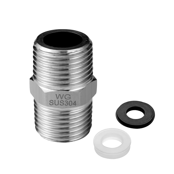 Buy OFFO Shower Hose Extension Connector 1 Pcs, 1/2 to 1/2 Shower Hose