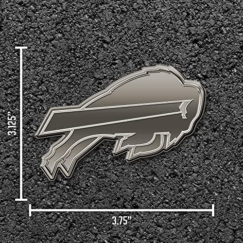 Image of Rico Industries NFL Football Standard Oval Antique Nickel Auto Emblem for Car /Truck /SUV