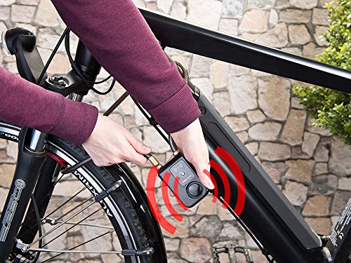 Solebe Bluetooth Smart Lock Keyless Bike/Motorcycle/Gate Door Smart Lock With Anti Theft Alarm 110Db Phone App Control(Black 47 Inch) #TOP4