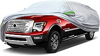 Vista 15 de Funda universal completa para automóvil, 6 capas para exteriores, cubierta engrosada para todo tipo de clima, protector solar, impermeable, a prueba