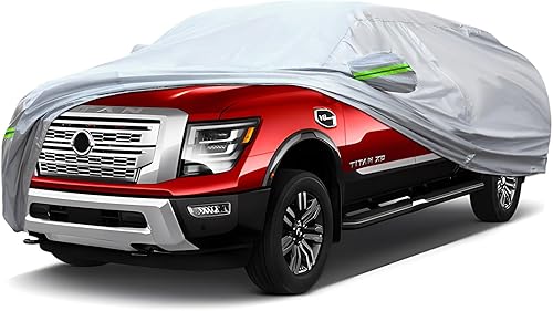 Funda universal completa para automóvil, 6 capas para exteriores, cubierta gruesa para todo tipo de clima, protector solar, impermeable, a prueba de
