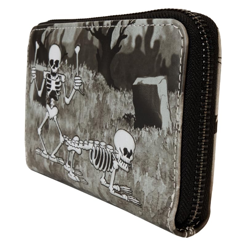 Loungefly Disney Skeleton Dance Zip Around Wallet2