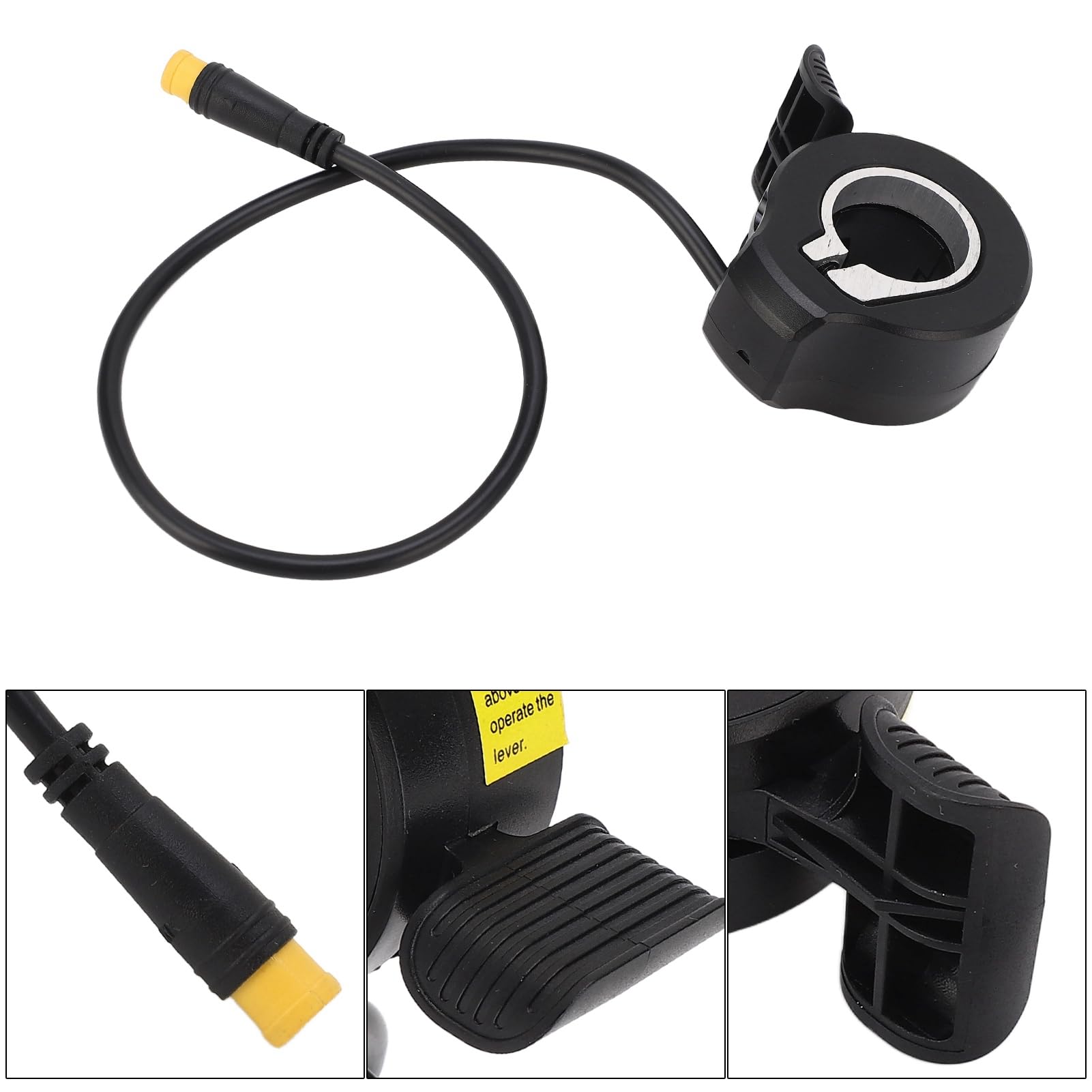 Tbest Acceleratore a Pollice Spesso Accessori per Il Controllo della velocità Dell'acceleratore a Pollice 130X Connettore Impermeabile per Scooter Elettrici