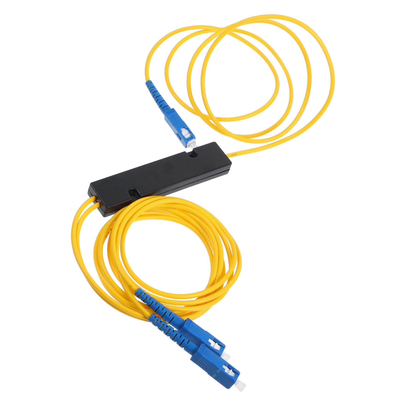 Angoily 5pezzi Splitter Ottico Fuso Professionale Per Cavi Fibra Ottica Compatibile Con Home Theater e Amplificatori Design Flessibile e Duraturo Diverse Lunghezze Per Ogni Necessità