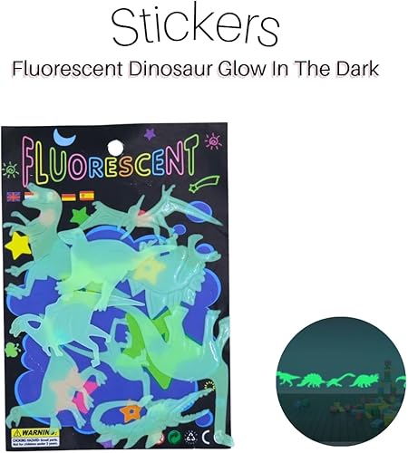 Miniatura 7 de Manta que brilla en la oscuridad, manta de dinosaurio, manta para niños pequeños, calcomanías de pared de dinosaurio, manta para niños, manta suave