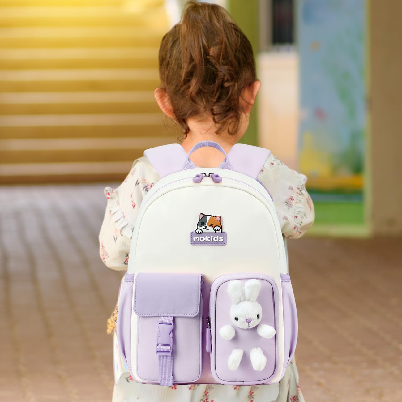 Cusangel Toddler Backpack for 3-5age Boys Girls,Cute Multi-pockets Large capacity Daypack for kindergarten,nursery,outdoor