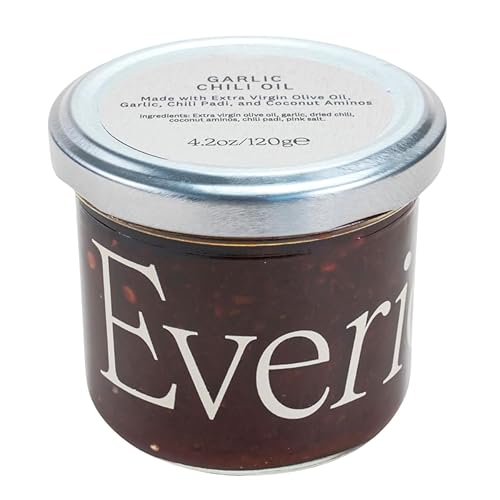 Miniatura 26 de Everiday Chilis Sin aceites de semillas Alternativa a salsa picante Todo natural, sin gluten y vegano (paquete de 1, aceite de chile mala)