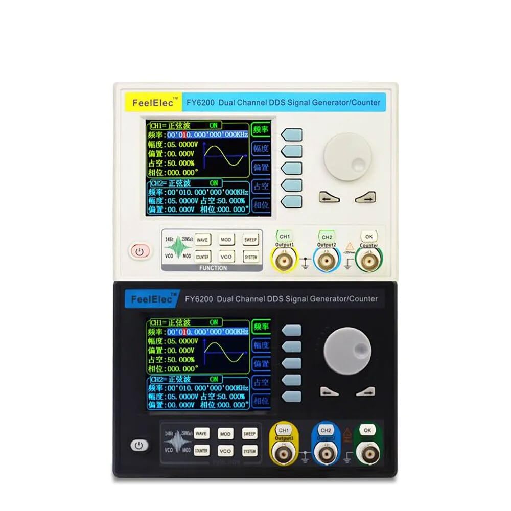 FY6200 20M/30M/50M/60M Signal Generator DDS Arbitrary Waveform Source Frequency Counter Dual Channel FPGA Four way TTL(FY6200 30M)