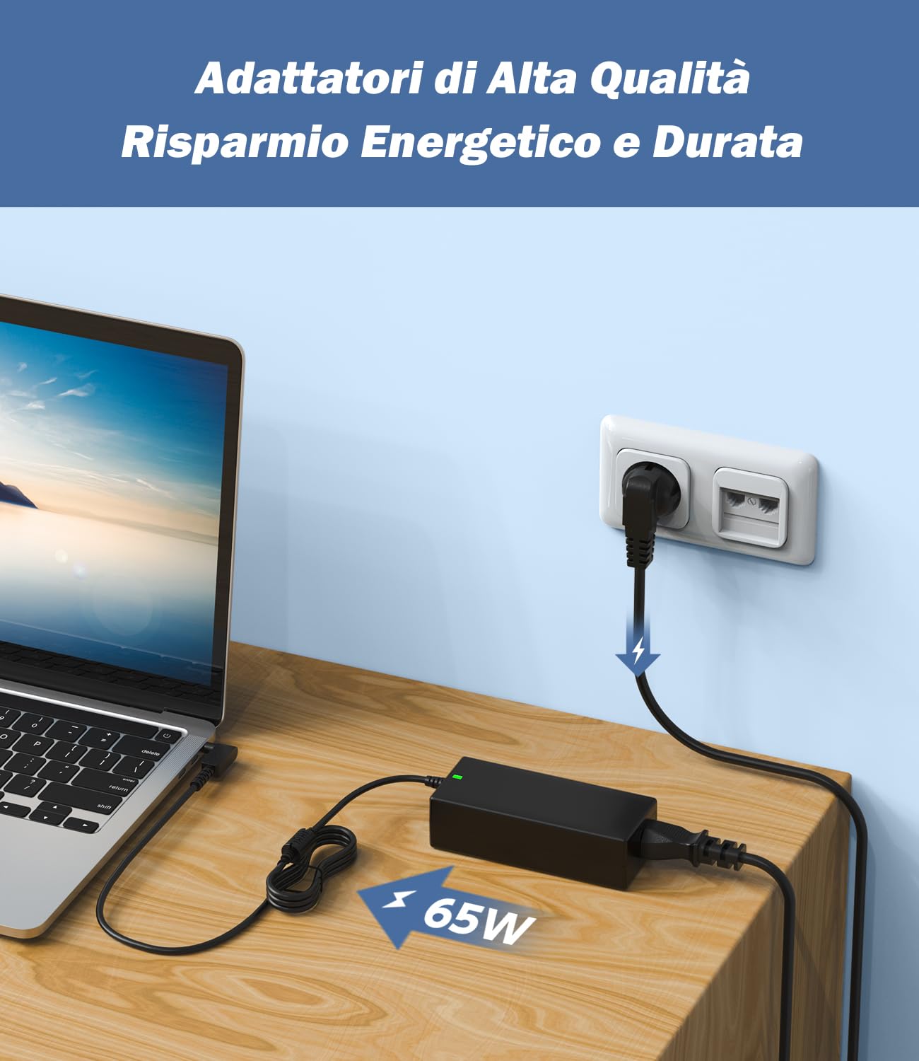 65W Caricatore Laptop Alientatore per Acer Swift 1 3 5 SF113 SF114