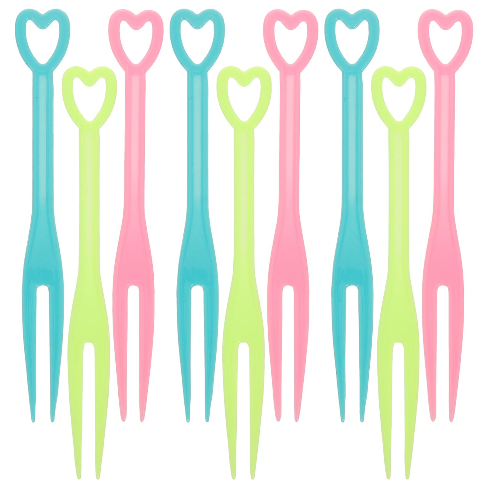 CIYODO 500Pcs Fruit Forks for Desserts and Appetizers Smooth Edges Party Dessert Picks for Events Food Picks for Home Bar Cafe and Restaurant