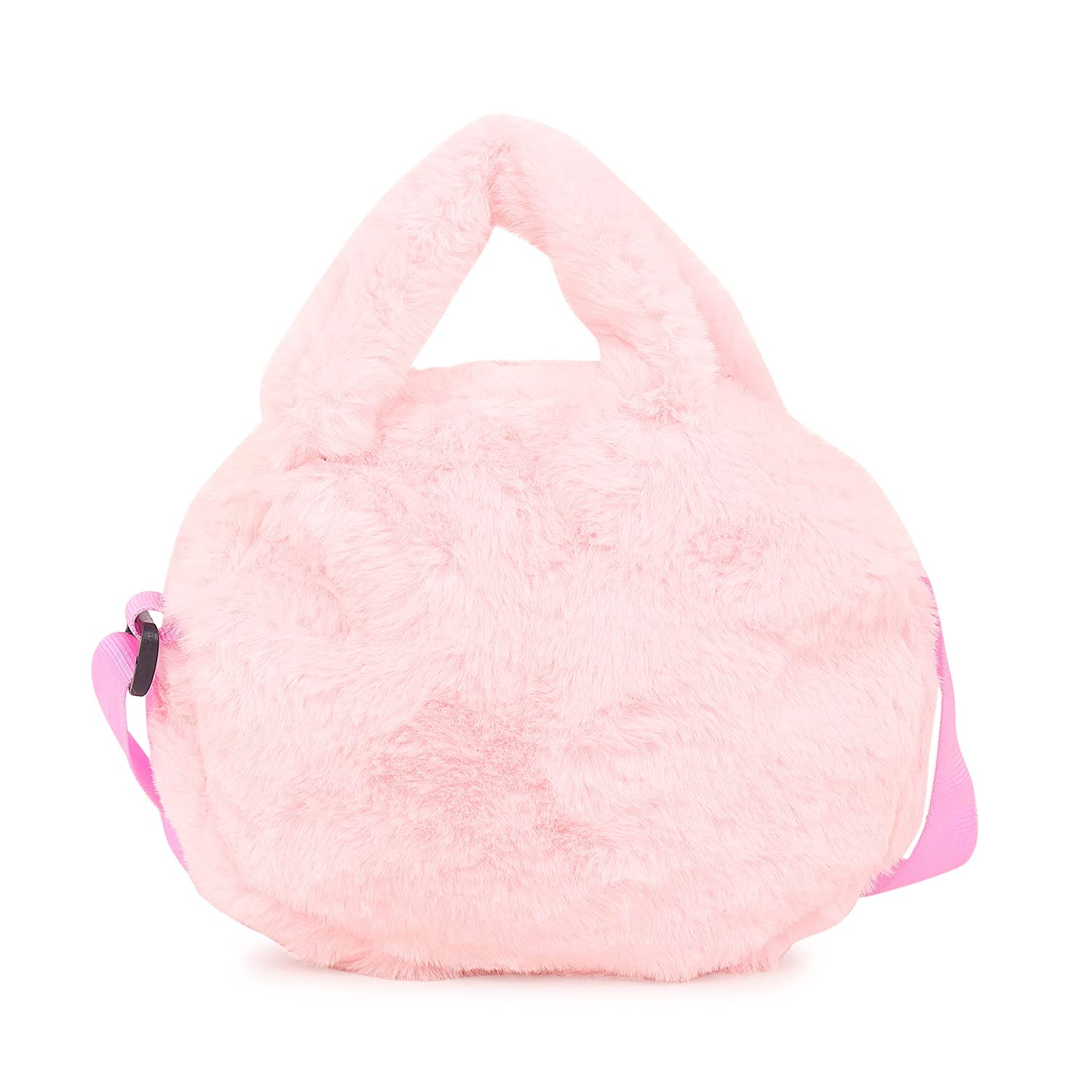 Aashiya Girls Plush Cat Faux Fur Crossbody Bag Plush Kittens Purse Girls Shoulder Bag Fur Kitty Purses Cute Fur Purse Crossbody Bags - Image 3 thumbnail