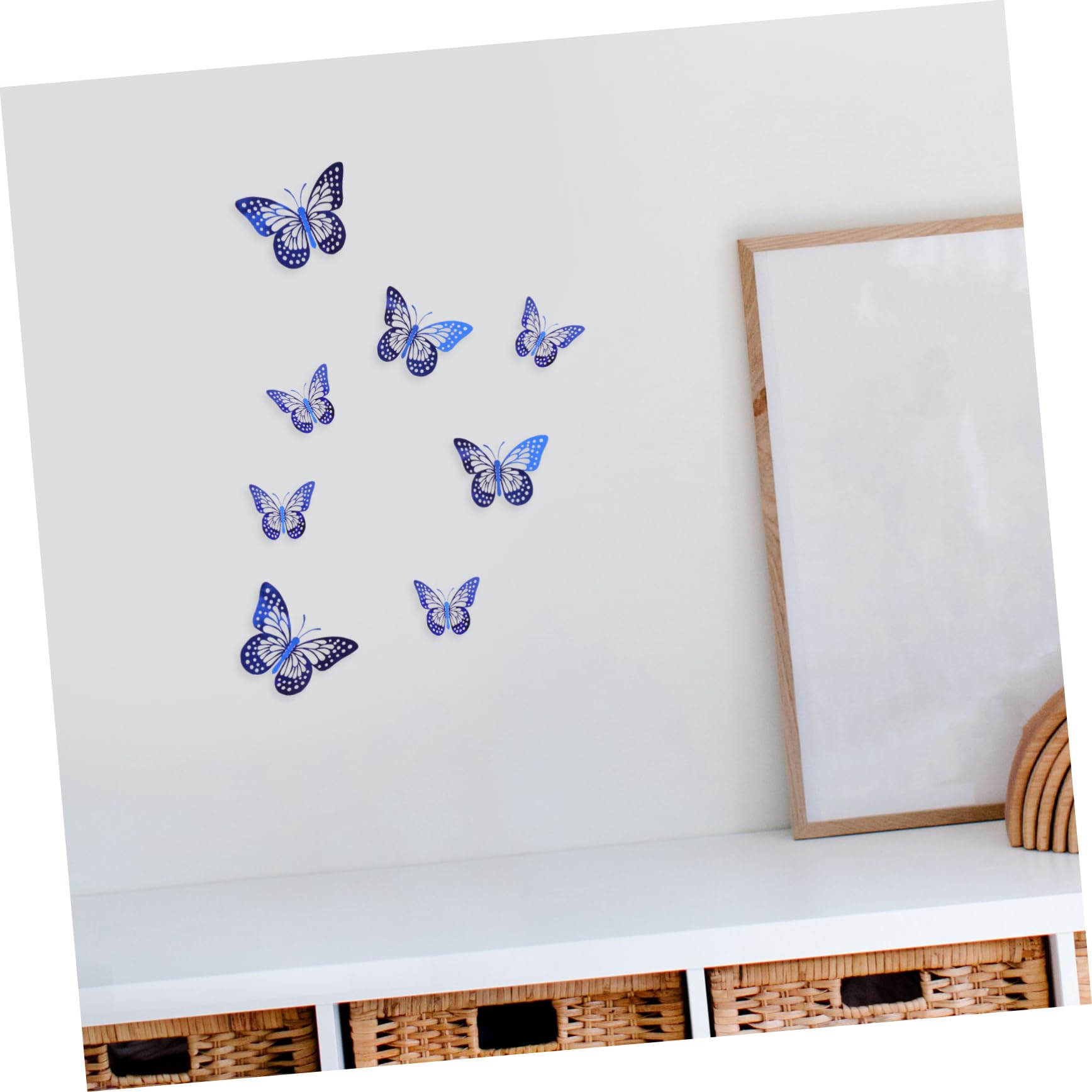 DOITOOL 180stücke Schmetterlinge Wandaufkleber Haltbare Abnehmbare Wanddeko Für Schlafzimmer Und Kinderzimmer Schöne Hintergrundgestaltung Für Hochzeiten Geburtstage Und