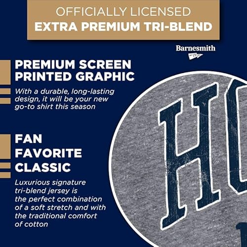 Barnesmith Howard University Bison Triblend Short-Sleeve T-Shirt, Collegiate, Fall Heather, Large - Image 4