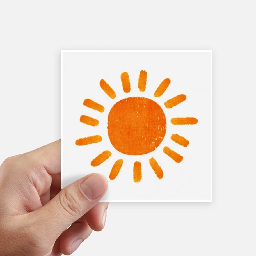 Sticker soleil résistant pour moto et valise autocollants carrés 10cm lot de 8