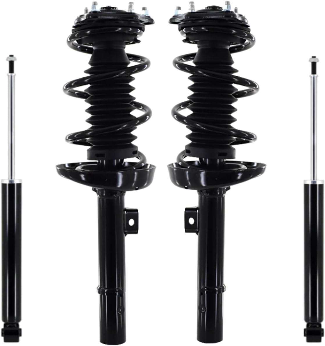 PM Auto Set Front Quick Complete Strut-Coil Spring-Rear Shock Compatible With 2016-2021 Honda Civic