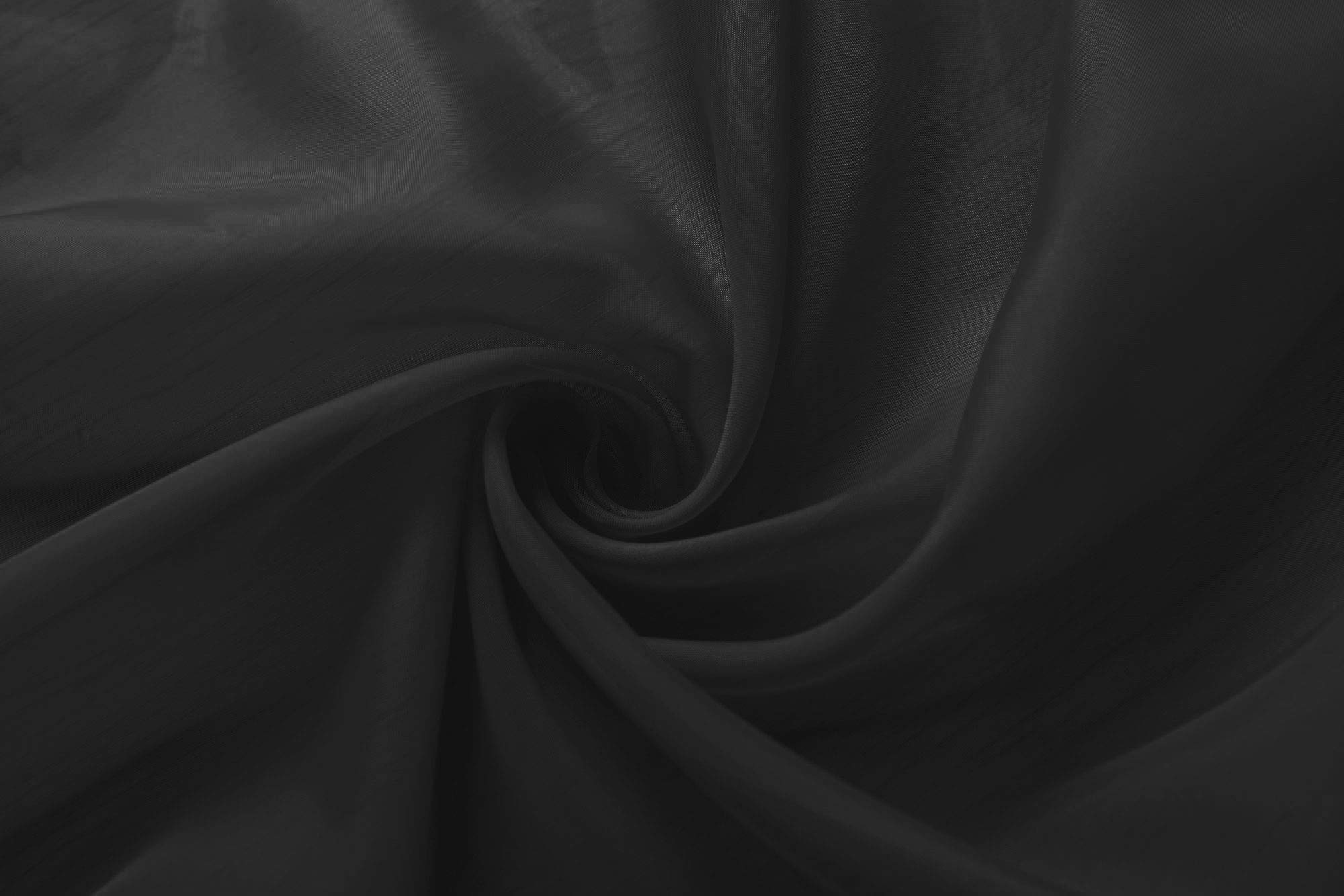 85589N2 - Confezione da 2 tende a pannello, scorrevoli, con binario di scorrimento, asta di contrappeso, nero, 245 x 60 cm