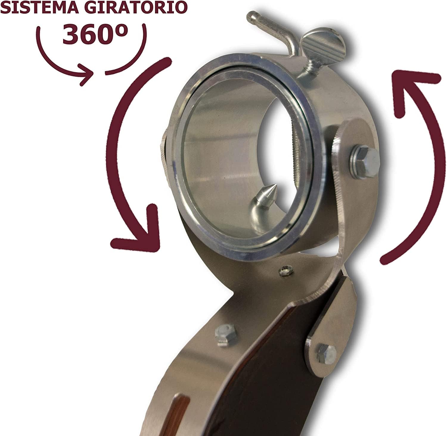 Support à jambon inclinable professionnel en acier inoxydable avec couteau de coupe de haute précision et affûteur intégré