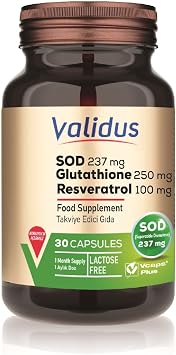 Validus Superoxide Dismutase 237 Mg 30 Capsules