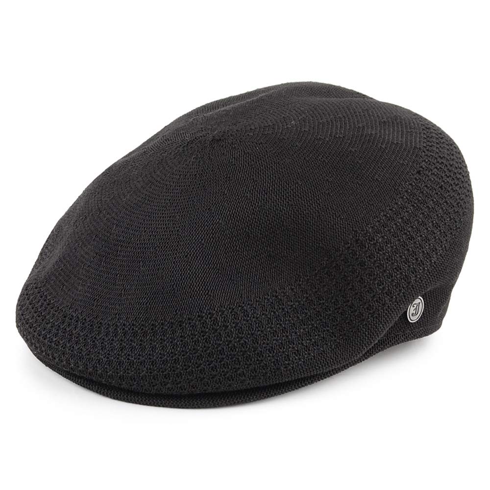 Jaxon & James Summer Flat Cap - Black - Medium