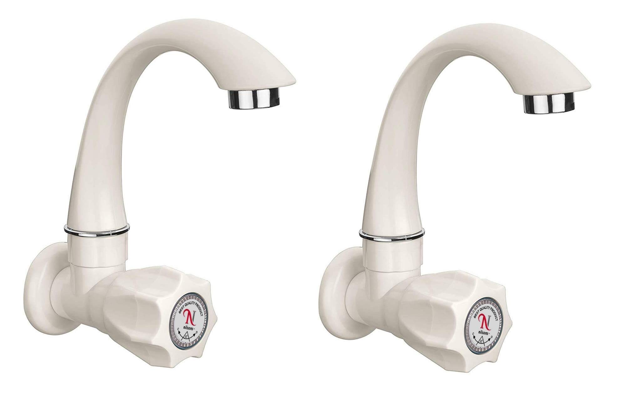 Nilsons PVC Sink Cock Tap for Kitchen/Bathroom Wash Basins,Garden & Outdoor Tap for Fresh Bath (2 pc Sink cock15mm,1/2 inch) (B08P9P12F4) Amazon Price History, Amazon Price Tracker