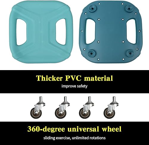 Miniatura 2 de Rueda de rodillo abdominal para entrenamiento de núcleo, equipo de ejercicio de rueda abdominal para gimnasio en casa