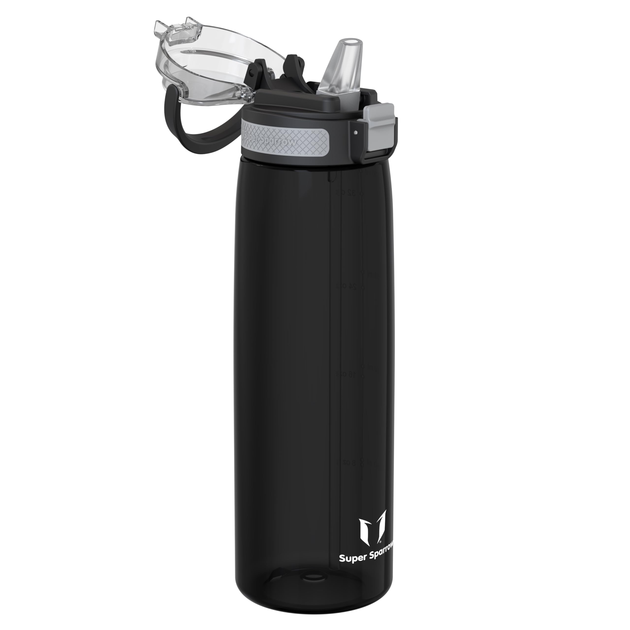 Sparrow Butelka na Wodę - Tritanu Bidon ze Słomką - Sportowy Butelka | 500/750ml/1L, Bidon dla dzieci, Szczelny, Przystosowany do mycia w zmywarce, Wolny od BPA, Wytrzymały, Sportu, TouchSip