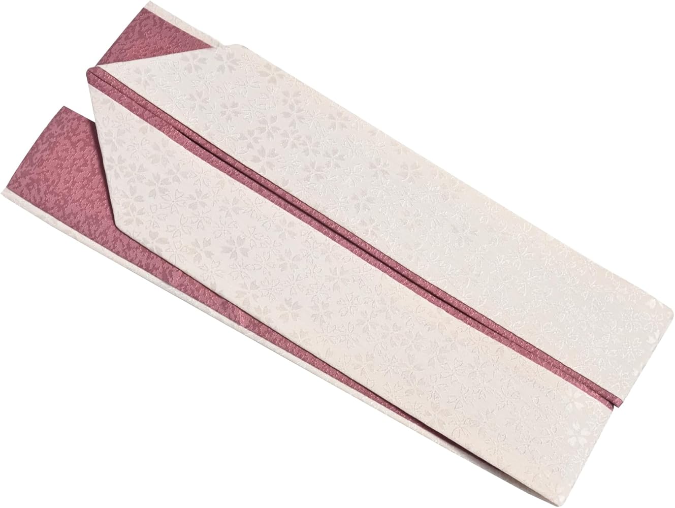 Amazon | [華みち] ちりめん 小桜 織柄入り 正絹 リバーシブル 重ね衿