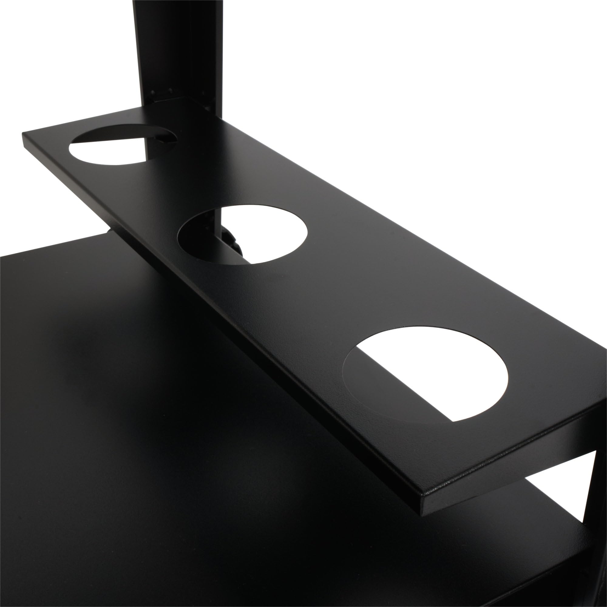 BBQ-Toro Carro Parrilla 125 x 57 x 104 cm | Negro | Mesa Grill con Gran Superficie Trabajo | Mesa Auxiliar BBQ con Paraviento | Trolley Exterior | Carro Servicio con Estante