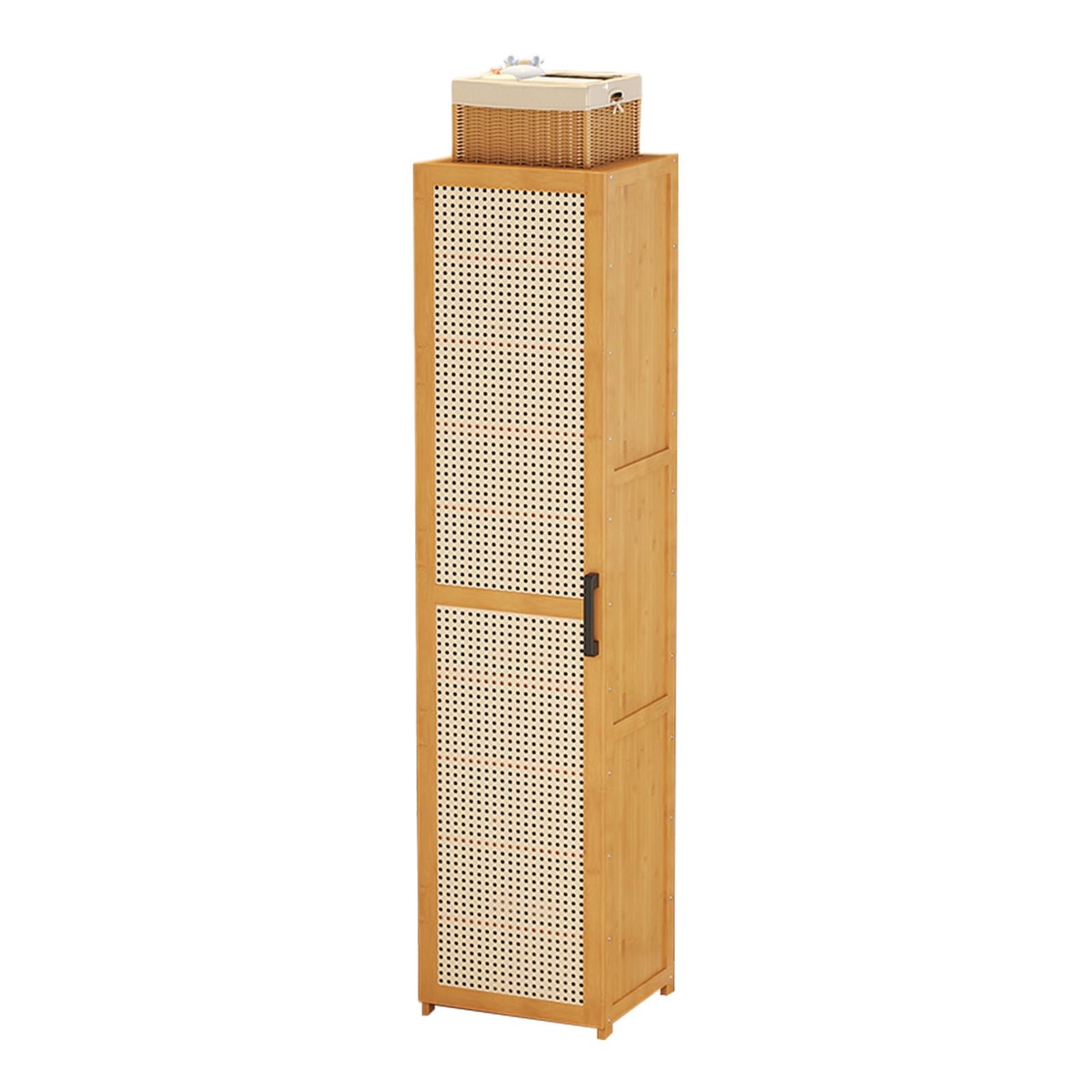 Amazon.com: PAPERGAN Narrow Shoe Rack for Entryway Slim Bamboo